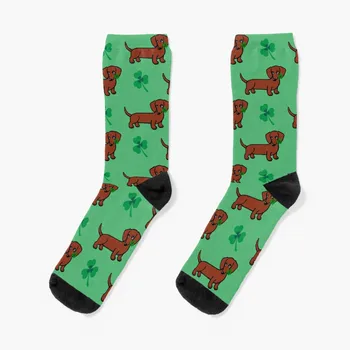 Дакел Сладки очи Шамрок чорапи свободни чорапи Коледен подарък хокей Чорапи за бягане Дамски чорапи Мъжки