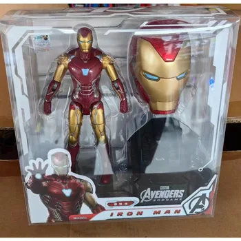 Marvel The Avengers 4 Spider-Man Iron Man Captain America Panther Joint Mobility PVC Action Figure Collectible Model Boxed Toy