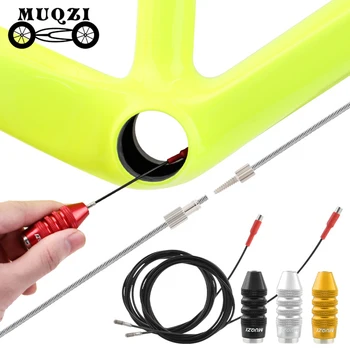 MUQZI Вътрешен кабелен превключвател Комплект за ремонт на велосипеди Вътрешен кабел за велосипеди Ръководство за маршрутизиране Комплект инструменти за рамка от въглеродни влакна / алуминиева сплав