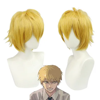 Chainsaw Man Chainsaw Man Actor Electric Cos Hair Shaping Process Cosplay Gold High Temperature Wire