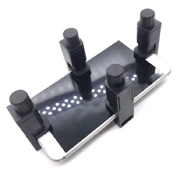 1 / 4pcs универсално приспособление скоба притежателя регулируеми инструменти за ремонт на мобилни телефони LCD дисплей екран закрепване клип таблет аксесоари