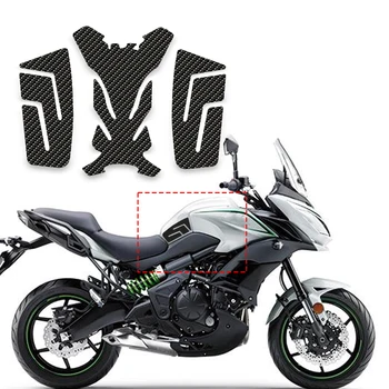 За Kawasaki Versys650 KLE650 Versys 650 мотоциклет против хлъзгане стикер резервоар тягова подложка страна коляното захват протектор аксесоари