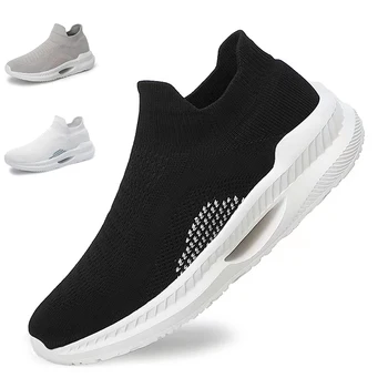 TaoBo 2023 Унисекс летящи тъкани дишащи еластични чорапи обувки мъжки ежедневни спортни меки дънни маратонки