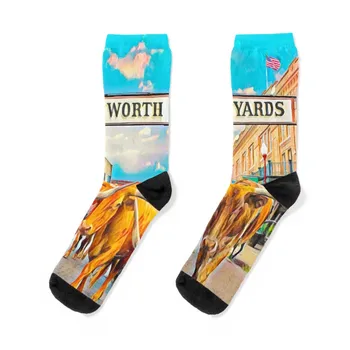 Форт Уърт, Тексас Чорапи лукс коледен подарък Дамски чорапи Мъжки