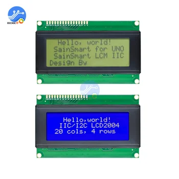 5V LCD платка 2004 20X4 2004A 20X4 син или жълт екран LCD 2004 дисплей LCM модул